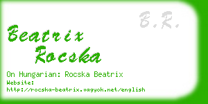 beatrix rocska business card